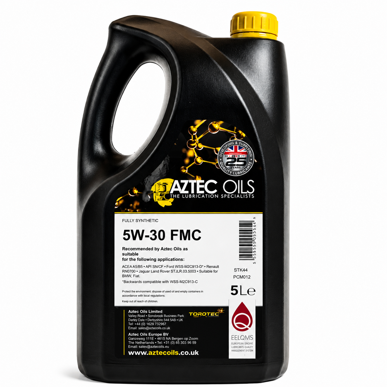 Torotec 5W-30 FMC Fully Synthetic Engine Oil 5L