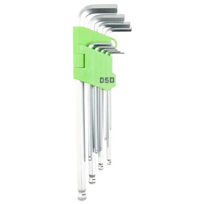 9PC Extra Long Ball HEX Key Set