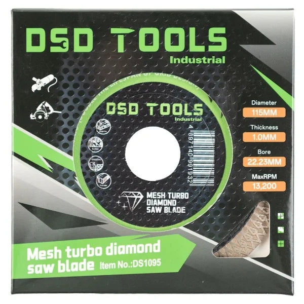 115 X 1.0 X 22mm Turbo Diamond Tile Cutting Disc