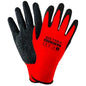 13 GAUGE LATEX COUTED POLYESTER GLOVES SIZE 10 - 12 Pairs