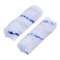 2 Piece 100mm (4") medium pile (12mm)roller sleeve - microfibre