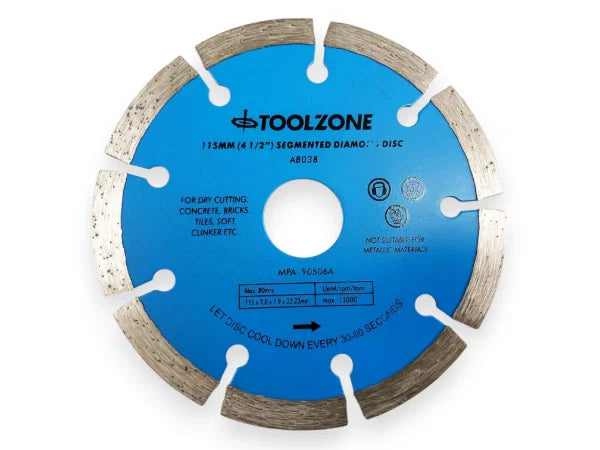 4.5" Segmented Diamond Cutting Disc