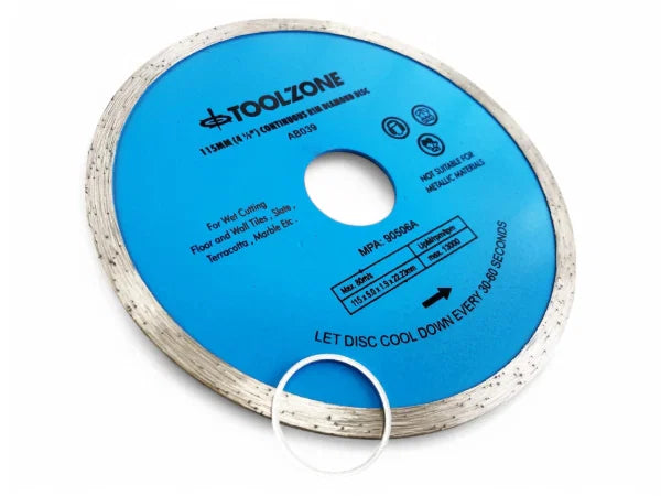 4.5" Continuous Rim Diamond Disc