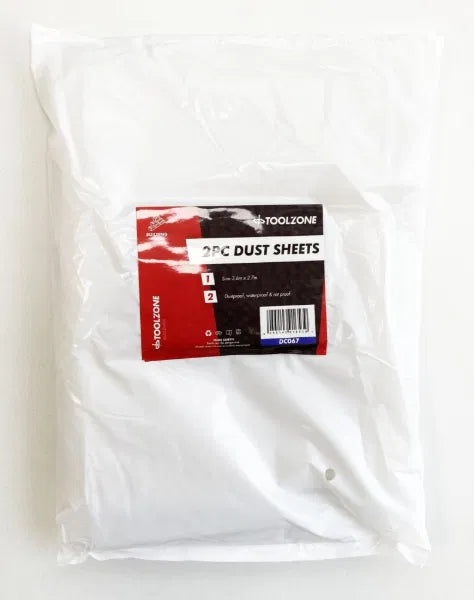2Pc Poly Dust Sheet 3.6 X 2.7M