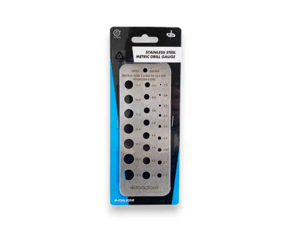 Stainless Steel Metric Drill Gauge