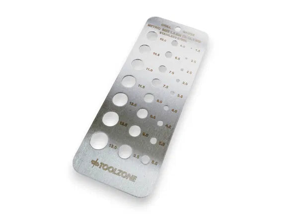 Stainless Steel Metric Drill Gauge