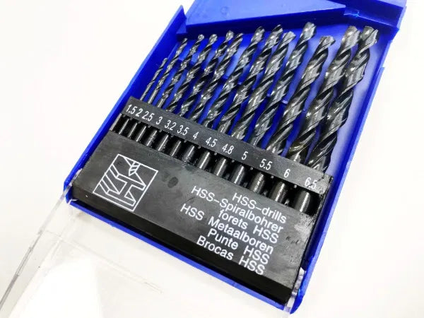 13PC HSS  Drills 1.5mm -6.5mm