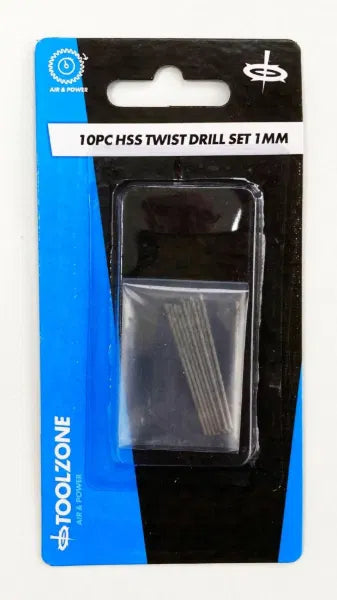 10PC 1mm High Speed Steel Drills