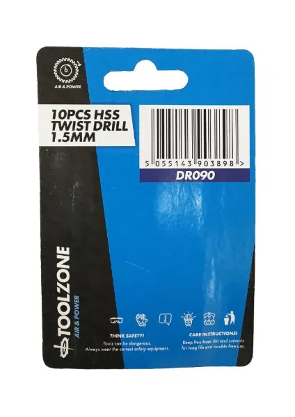 10PC 1.5mm High Speed Steel Drills