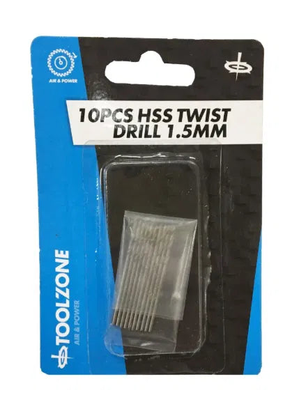 10PC 1.5mm High Speed Steel Drills