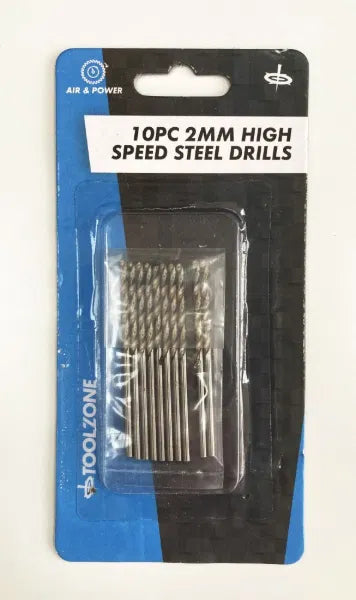 10PC 2mm High Speed Steel Drills