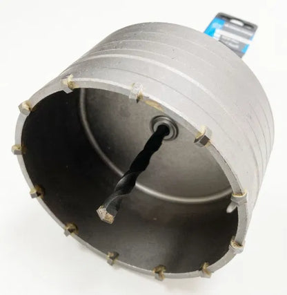 110mm TCT Core Drill Bit with SDS+ Arbor & Pilot Drill