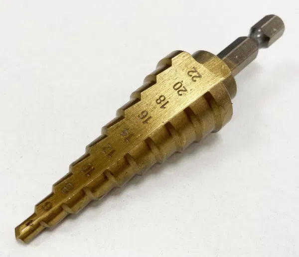 Step Drill Hss Titanium 4-22mm