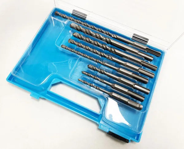 8PC SDS Drills In Plastic Case