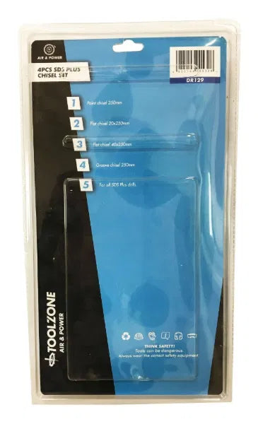 4PC SDS Chisel And Gouge Set