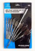8PC Flat Bit Set C/W Extension