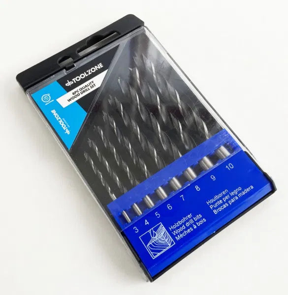 8PC Quality Wood Drill Bit Set