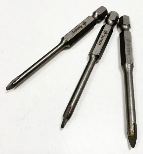 3PC Hex Tile & Glass Drills