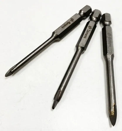 3PC Hex Tile & Glass Drills