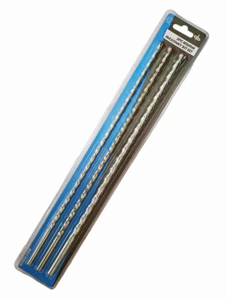 3PC 400MM QUALITY MASONRY DRILLS