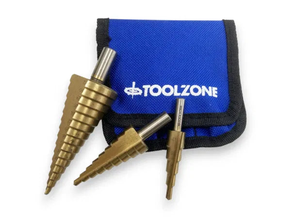 3PC HSS Step Drill Set