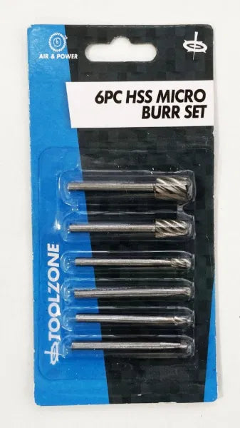 6PC HSS Micro Burr Set