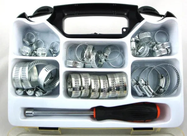 35PC STAINLESS STEEL HOSE CLAMP SET