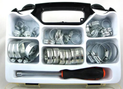 35PC STAINLESS STEEL HOSE CLAMP SET