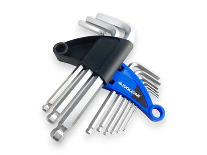 9PC SHORT BALL HEX KEYS 1.5-10MM