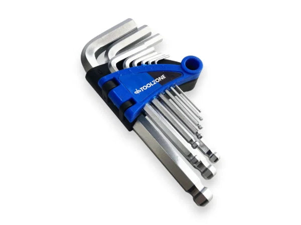 9PC SHORT BALL HEX KEYS 1.5-10MM