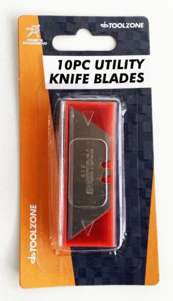 10PC UTILITY KNIFE BLADES