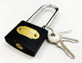 38mm Long Shank Iron Padlock