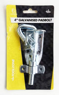 4" Galvanised Padbolt