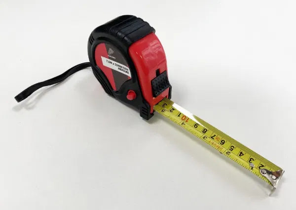 7.5M 25mm R/Coated Tape Measure