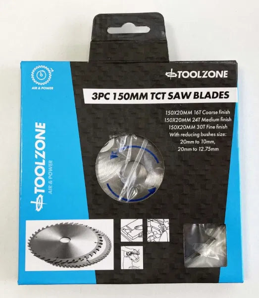 3PC 150mm TCT Circ. Saw Blades