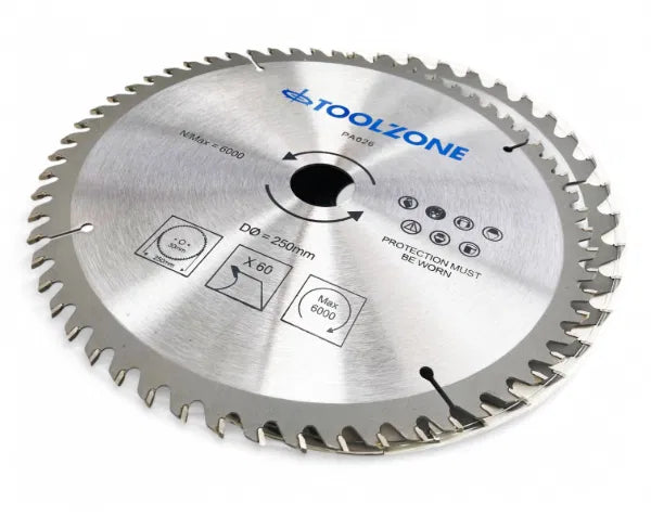 2PC 250mm TCT Circular Saw Blades