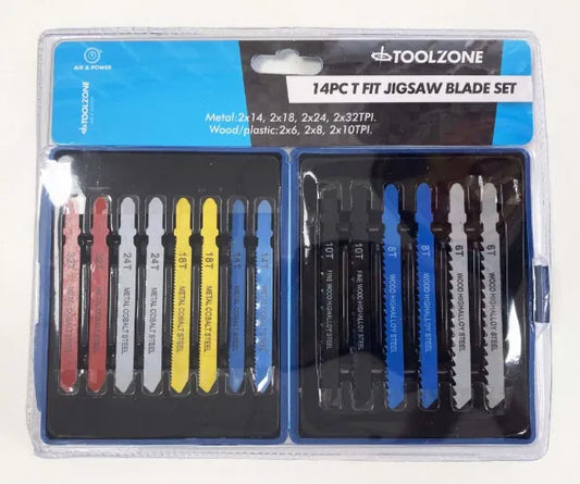 14PC T Fit Jigsaw Blade Set