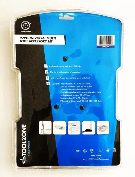 27PC UNIVERSAL MULTITOOL ACCESSORY SET