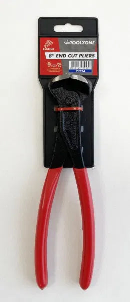 8" End Cut Pliers Red Pvc Dip