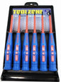 6PC PRECISION VDE TAMPER STAR SCREWDRIVERS