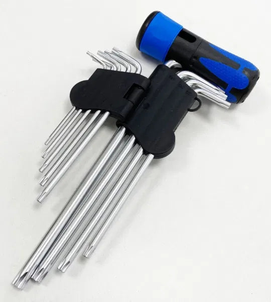 9Pcs Security Star Key Wrench Set