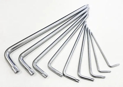 9Pcs Security Star Key Wrench Set