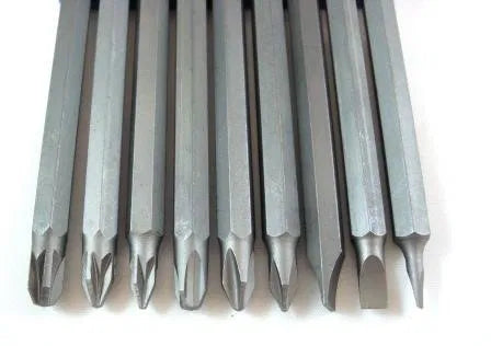 9Pc 150mm CRV Power Bit Set