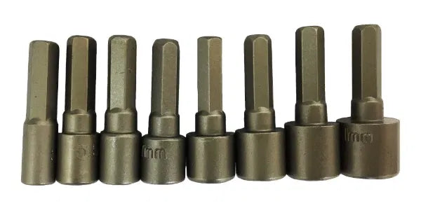 8PC 1/4" Hex Shank Nut Drivers