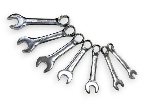 7PC AF STUBBY AF COMBINATION SPANNER SET