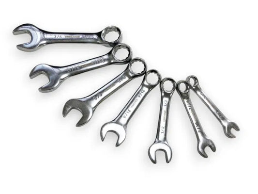 7PC AF STUBBY AF COMBINATION SPANNER SET