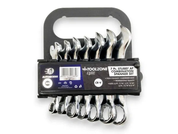 7PC AF STUBBY AF COMBINATION SPANNER SET