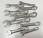 9PC STUBBY COMBINATION SPANNERS - METRIC