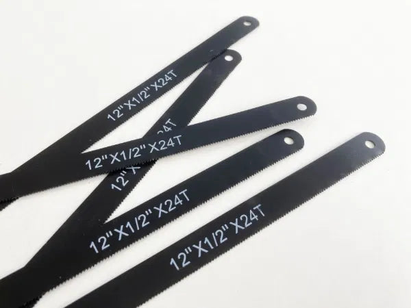 12PC 12" C/STEEL HACKSAW BLADES