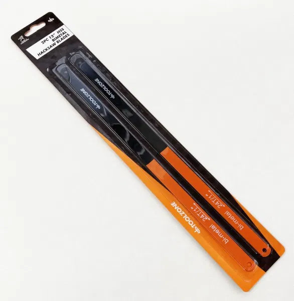 2PC 12" HSS BIMETAL HACKSAW BLADES